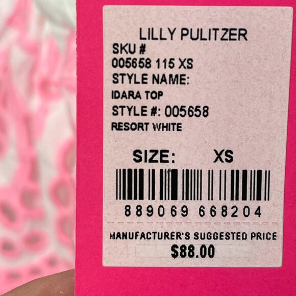Lilly Pulitzer Idara One-Shoulder Beach Summer Resort Top NWT size x-small - Picture 5 of 9